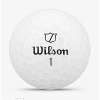 М'ячі для гольфу Wilson Duo Soft 2025 12 шт, білі