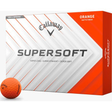 Мячи для гольфа Callaway Supersoft 12 шт, оранжевые