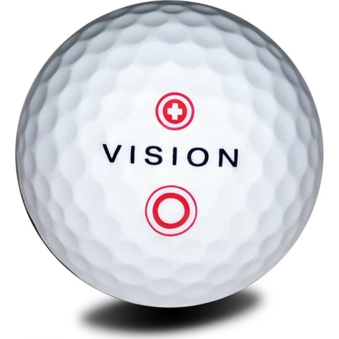 Мячи для гольфа Vision PRO-TOUR X*WJB 12 шт, бело-красный