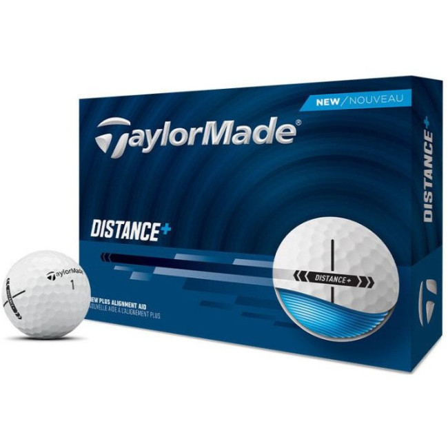 Мячи для гольфа Taylor Made Distance 2025 12 шт, белые