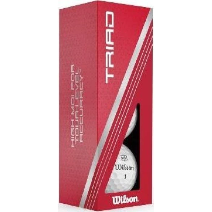 М'ячі для гольфу Wilson Staff TRIAD 12 шт, білі