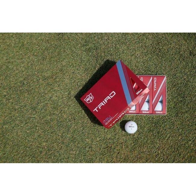 Мячи для гольфа Wilson Staff TRIAD 12 шт, белые