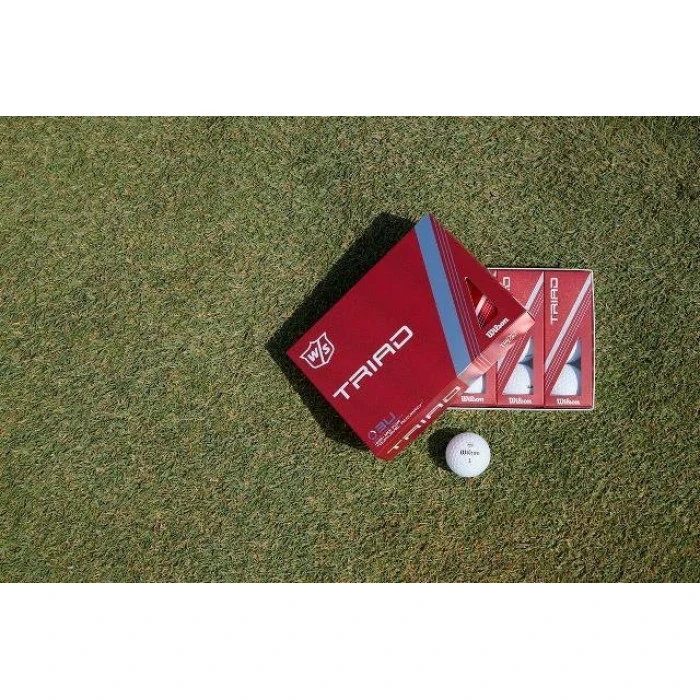 М'ячі для гольфу Wilson Staff TRIAD 12 шт, білі