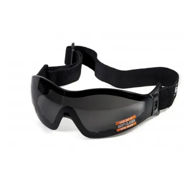 Окуляри лижні з ущільнювачем Global Vision Z-33 Anti-Fog, чорні