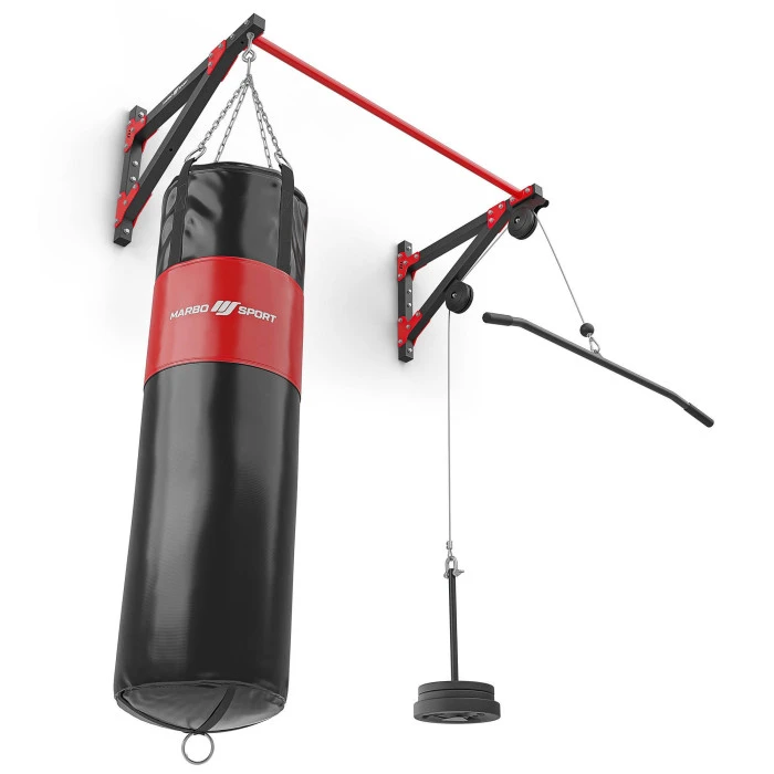 Многофункциональная штанга для подтягиваний Marbo Sport с опорой для боксерской груши (3в1) MH-D204 - Marbo Sport