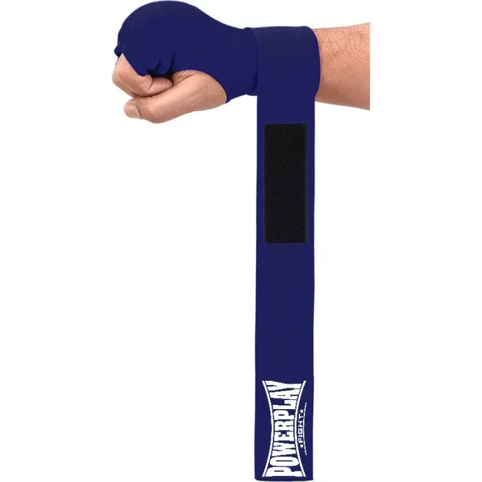 Перчатки-бинты с гелевыми подушечками PowerPlay 3096 размер S, темно-синие