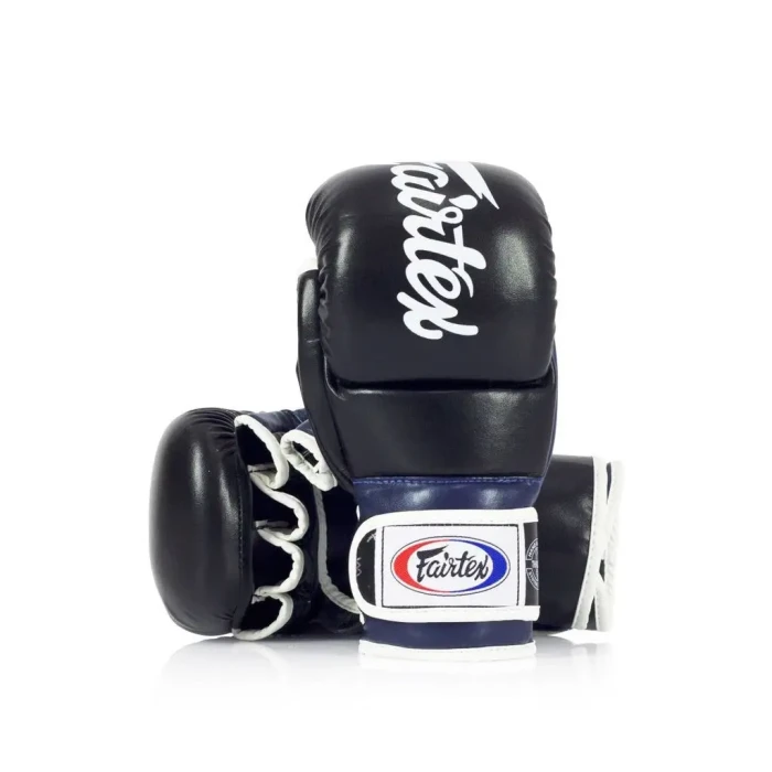 Перчатки греплинговые для ММА Fairtex FGV18 размер XL, черно-синие