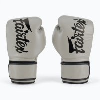 Перчатки боксерские с бинтами Fairtex BGV14 14 унций, серые