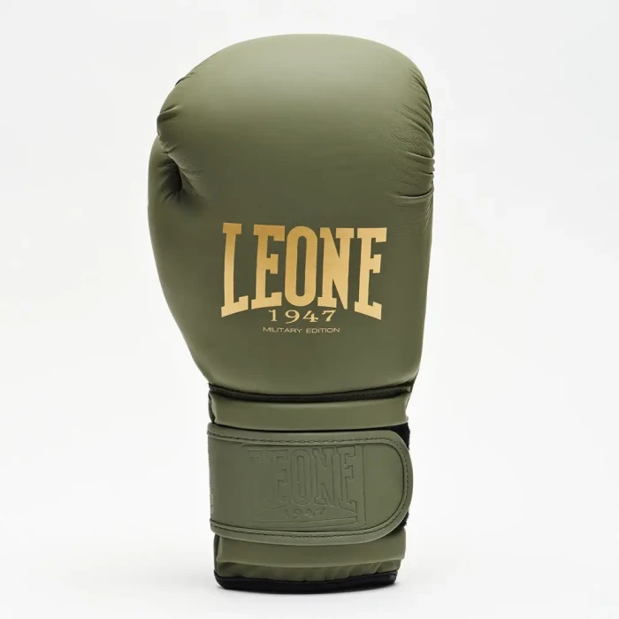 Рукавички боксерські з капою Leone GN059G MILITARY EDITION розмір 10 унцій, хакі