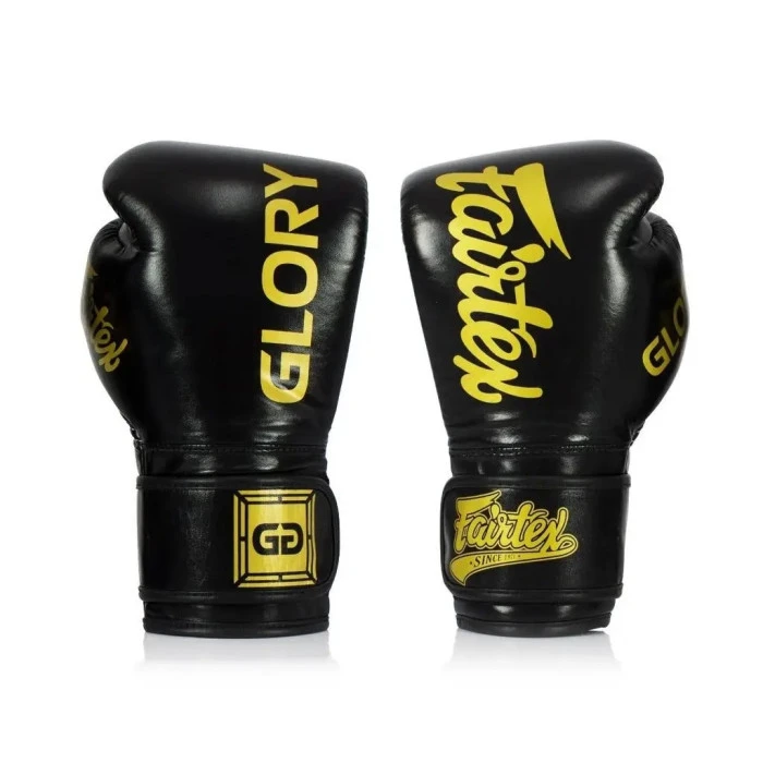 Перчатки боксерские с бинтами Fairtex BGVG1 размер 16 унций, черные