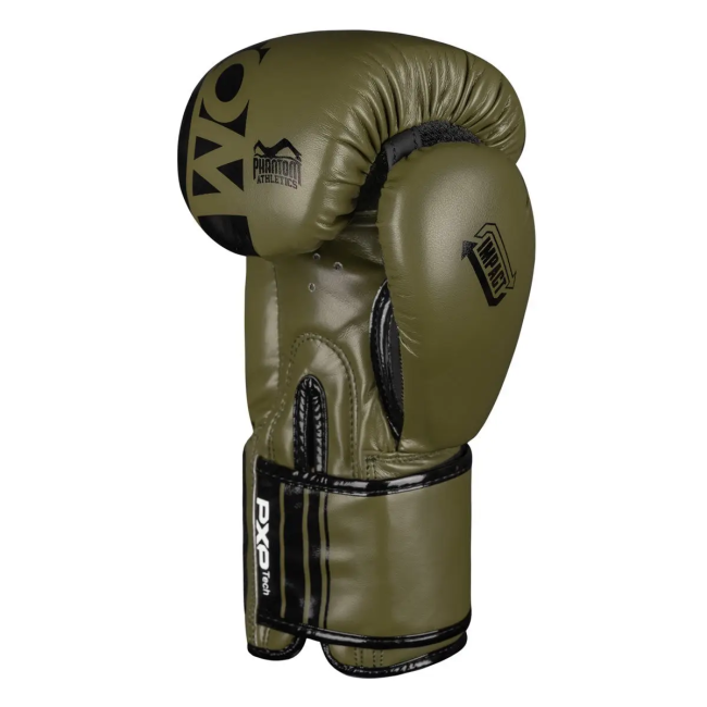 Перчатки боксерские с бинтами Phantom APEX 16 унций, хаки