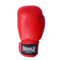 Рукавички боксерські PowerPlay 3004 Classic 12 унцій, червоні