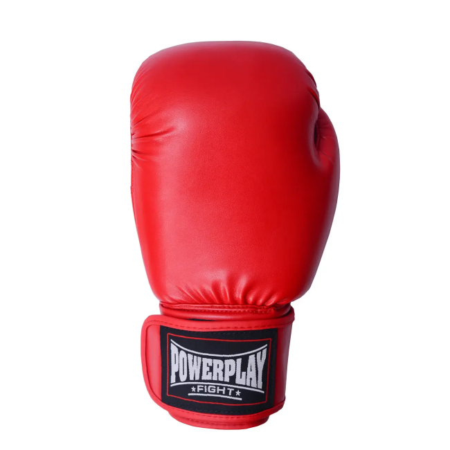 Перчатки боксерские PowerPlay 3004 Classic 12 унций, красные