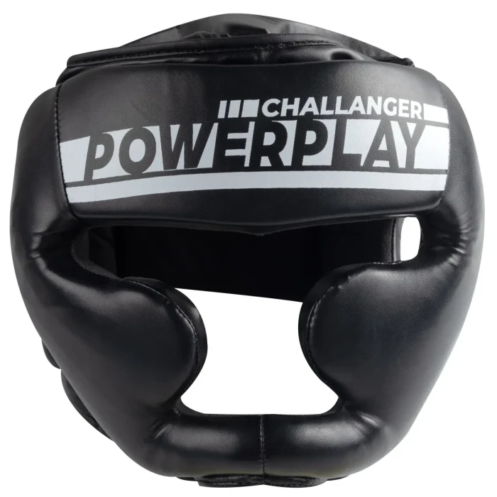 Шлем боксерский закрытый PowerPlay 3048 размер M, черно-белый