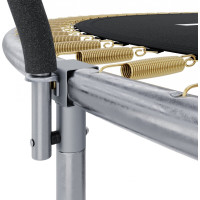 Батут Zipro Jump Pro Premium с внутренней сеткой 14 футов 435 см черно-зеленый