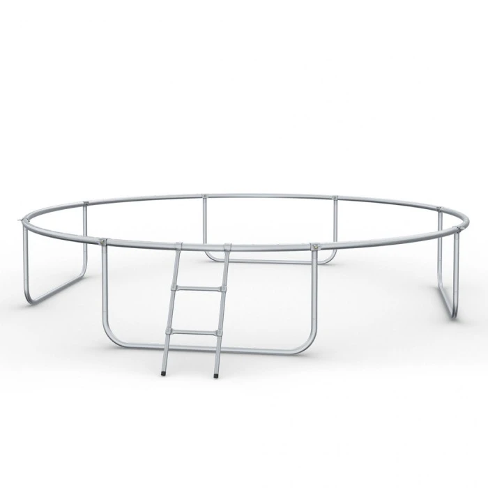 Батут Zipro Jump Pro Premium з внутрішньою сіткою 14 футів 435 см чорно-зелений