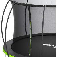 Батут Zipro Jump Pro Premium с внутренней сеткой 14 футов 435 см черно-зеленый