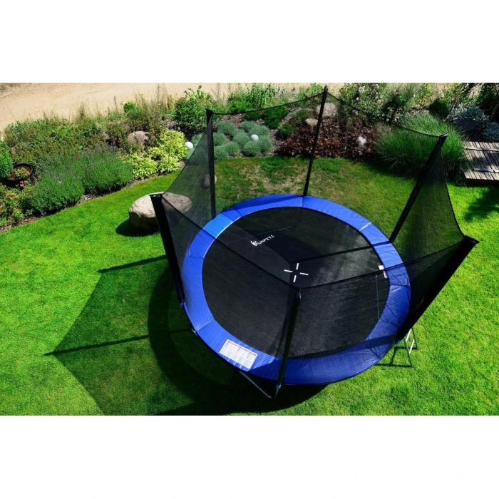 Батут Funfit 841 с наружной сеткой 8,5 футов 252 см синий