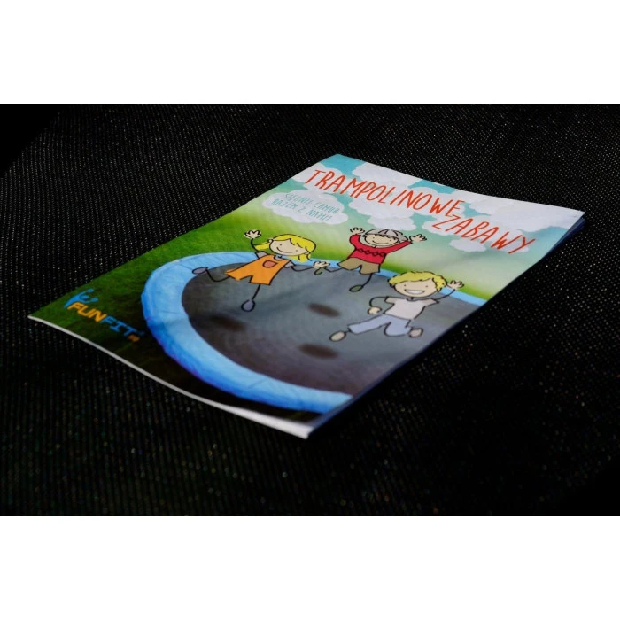 Батут Funfit 841 с наружной сеткой 8,5 футов 252 см синий