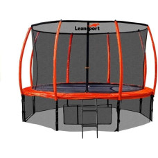 Батут Lean Sport 10655 с внутренней сеткой 8 футов 244 см черно-оранжевый