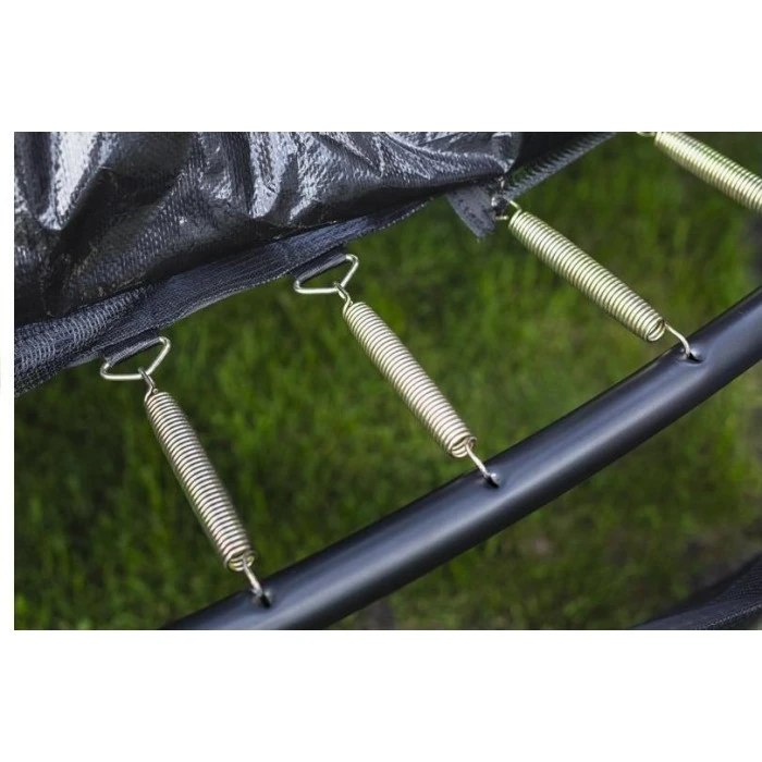 Батут Lean Sport 10655 с внутренней сеткой 8 футов 244 см черно-оранжевый