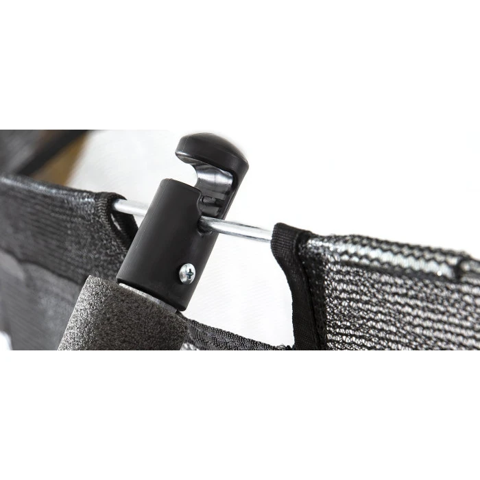 Батут Funfit 3121 с наружной сеткой 12 футов 374 см черный