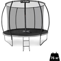 Батут OUTTEC Pumpkin с внутренней сеткой 12 футов 374 см черно-серый