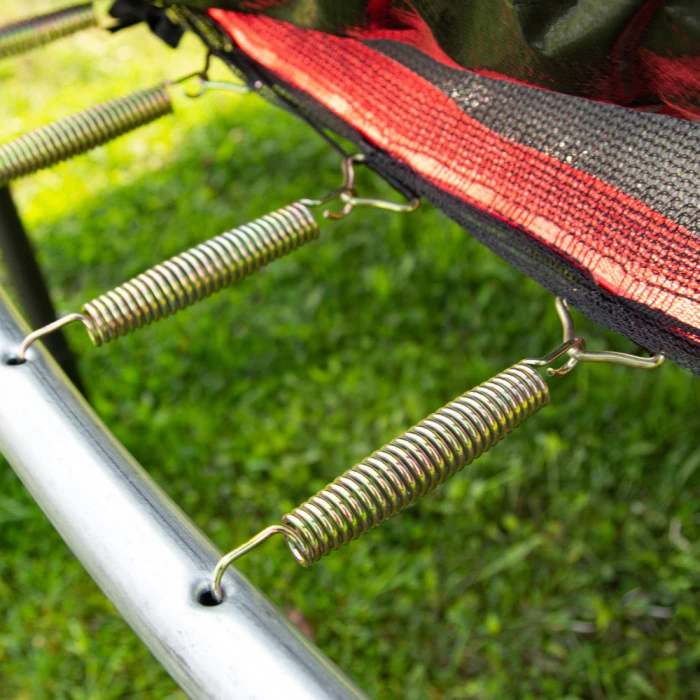 Батут inSPORTline Flea PRO с внутренней сеткой 366 см черный