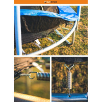 Батут SunActive TR 10FT-2 з внутрішньою сіткою 10 футів 312 см блакитний