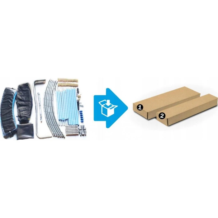 Батут SunActive TR 10FT-2 с внутренней сеткой 10 футов 312 см голубой