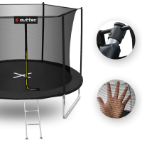 Батут OUTTEC Inside Net с внутренней сеткой 8 футов 252 см черный