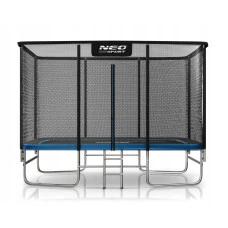 Батут Neo-Sport с наружной сеткой 12 x 8 футов 244 х 366 см, черно-синий