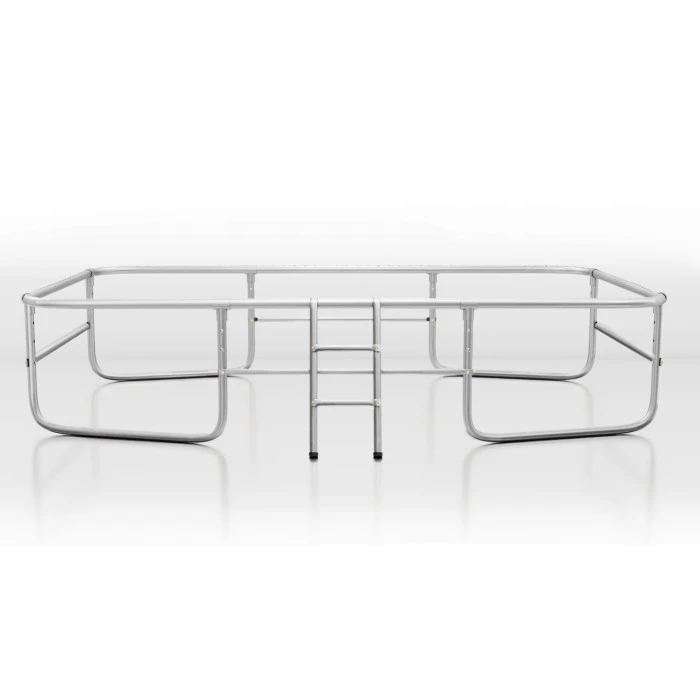 Батут Neo-Sport с наружной сеткой 12 x 8 футов 244 х 366 см, черно-синий