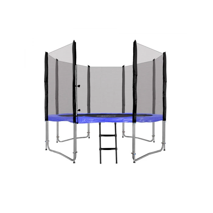 Батут SkyRamiz с наружной сеткой 10 футов 305 см черно-синий