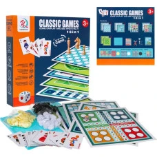 Набор настольных игр Mega для детей и взрослых 16в1