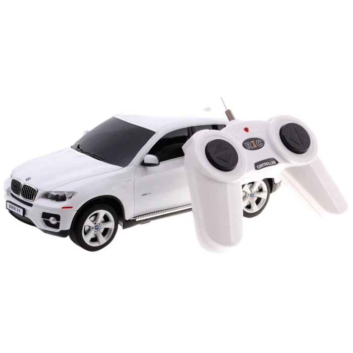 BMW X6 белый RASTAR модель 1:24 Внедорожник на дистанционном управлении + пульт