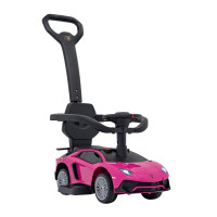Детский толокар Lamborghini Aventador SV Ride-On розовый