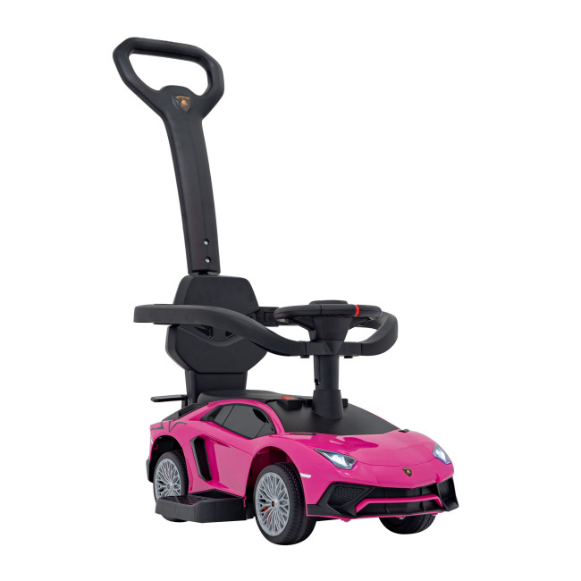 Детский толокар Lamborghini Aventador SV Ride-On розовый