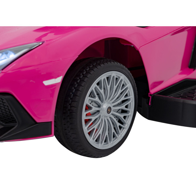 Детский толокар Lamborghini Aventador SV Ride-On розовый