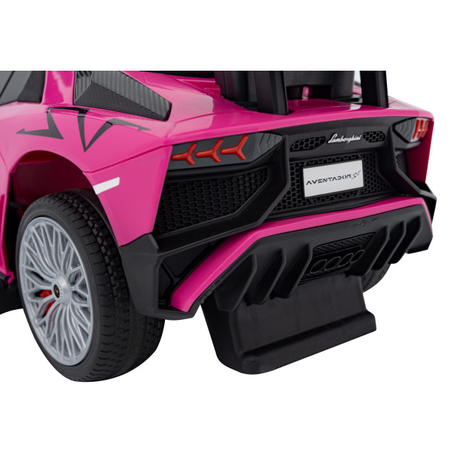 Детский толокар Lamborghini Aventador SV Ride-On розовый