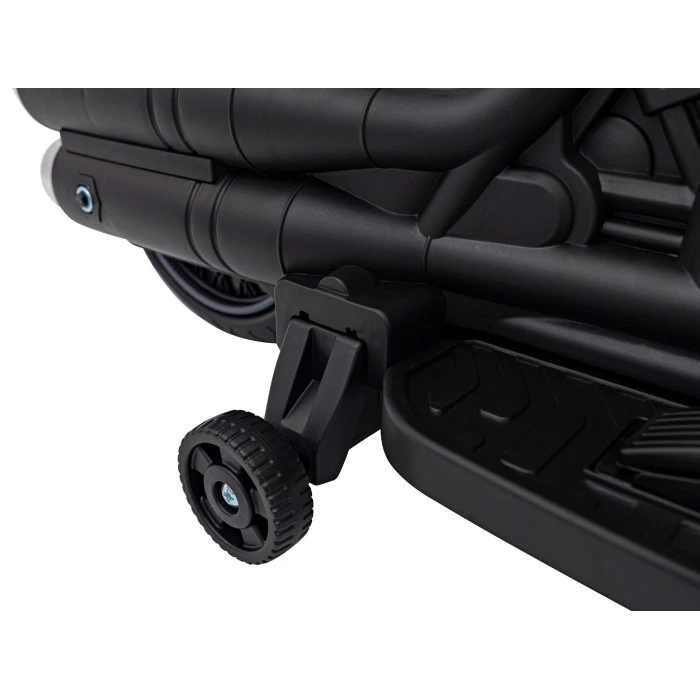 Дитячий акумуляторний мотоцикл Чоппер FASTER Білий + FM Радіо + Аудіо панель + LED