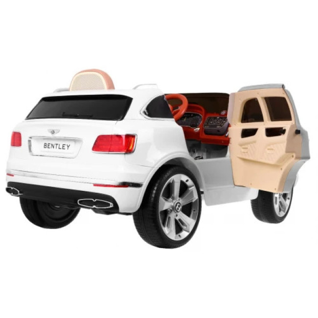 Детская аккумуляторная машинка Bentley Bentayga Белая