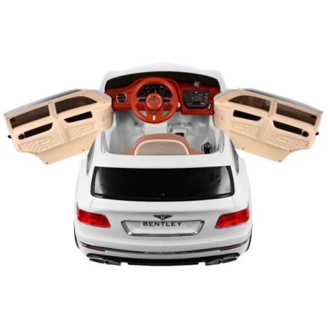 Детская аккумуляторная машинка Bentley Bentayga Белая