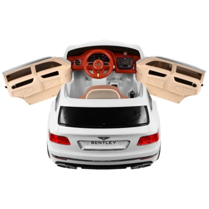 Дитяча акумуляторна машинка Bentley Bentayga Біла