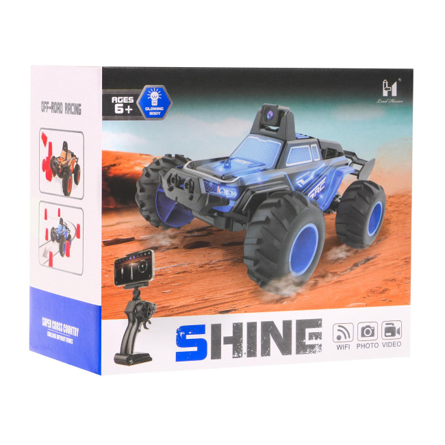 Внедорожник SHINE на дистанционном управлении с Wi-Fi камерой для детей 6+ 2,4 ГГц пульт + держатель для телефона + 6 чашек + подсветка