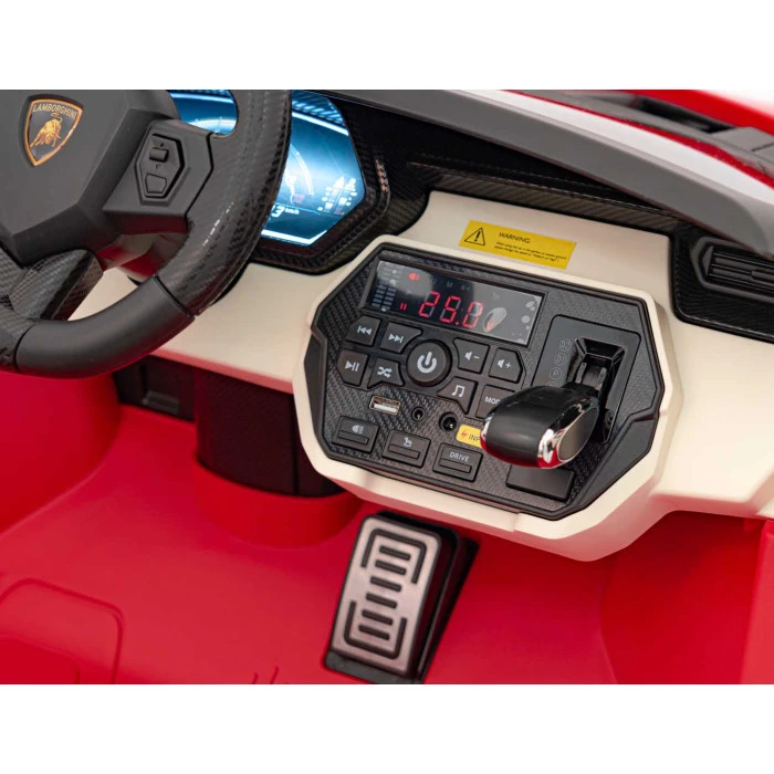Дитяча акумуляторна машинка Lamborghini SIAN Red