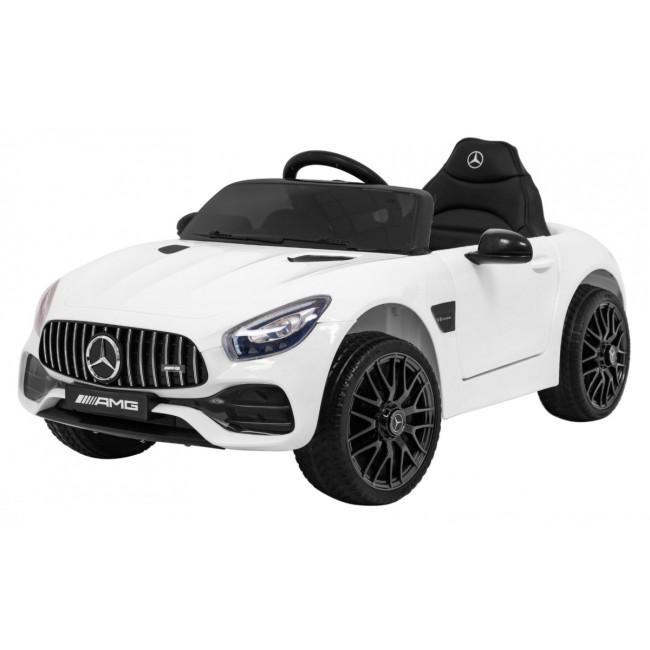 Дитяча акумуляторна машинка Mercedes Benz GT Біла