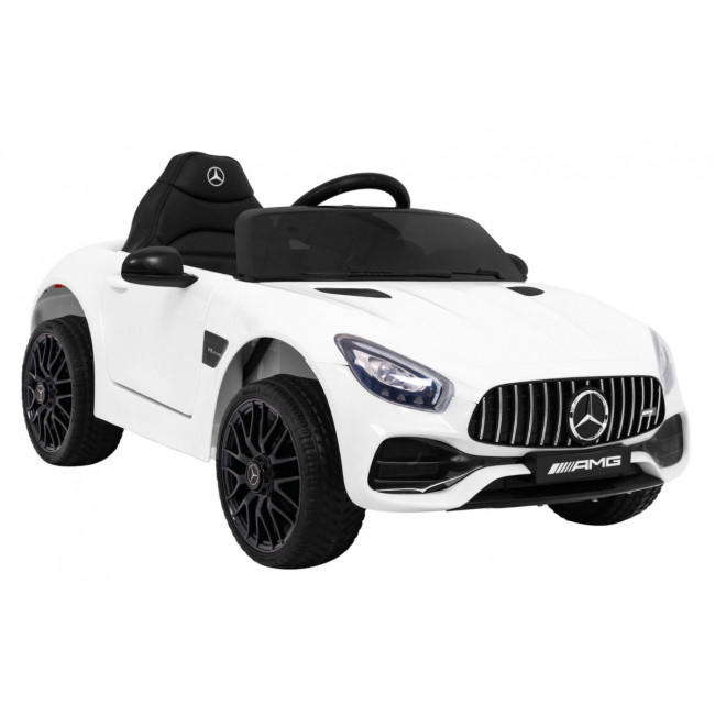 Дитяча акумуляторна машинка Mercedes Benz GT Біла