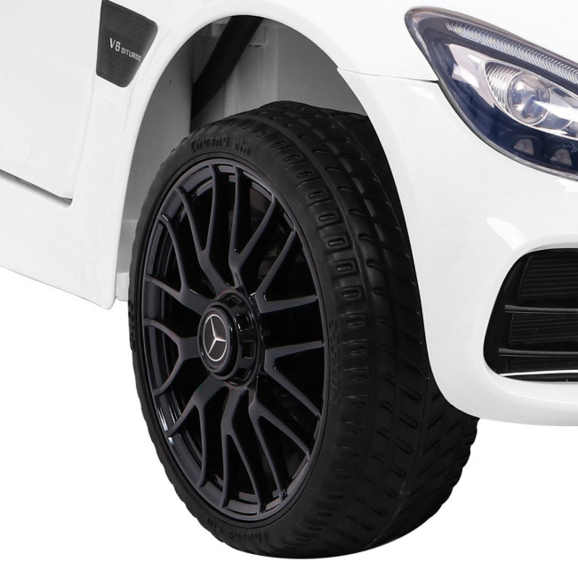 Дитяча акумуляторна машинка Mercedes Benz GT Біла