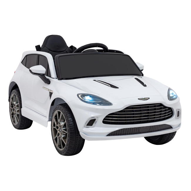 Детская аккумуляторная машинка Aston Martin DBX Белая